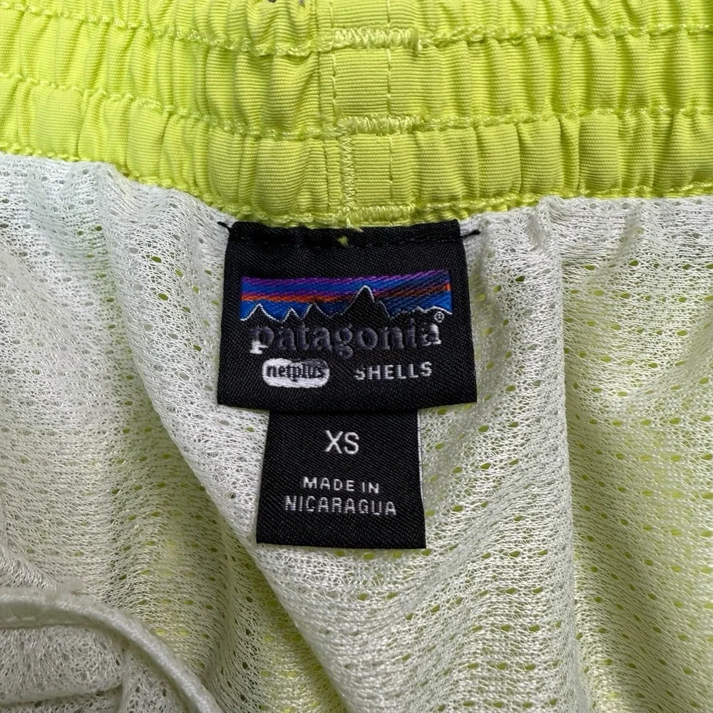 Patagonia Baggies Shorts Mens XS Mesh Lined Swim Beach Green
